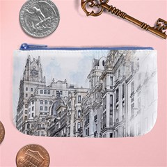 Architecture Building Design Large Coin Purse by Nexatart