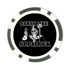  St  Patricks Day  Poker Chip Card Guard by Valentinaart