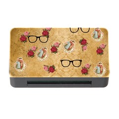 Vintage Glasses Beige Memory Card Reader With Cf by snowwhitegirl