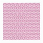 Damask Pink Medium Glasses Cloth (2-Side) Front