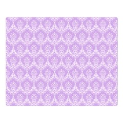 Damask Lilac Double Sided Flano Blanket (large)  by snowwhitegirl