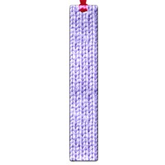 Knitted Wool Lilac Large Book Marks by snowwhitegirl