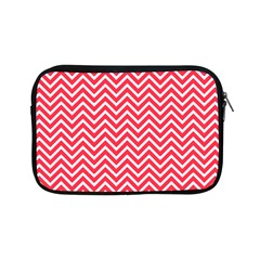 Red Chevron Apple Ipad Mini Zipper Cases by snowwhitegirl