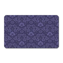 Damask Purple Magnet (rectangular) by snowwhitegirl