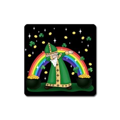  St  Patrick  Dabbing Square Magnet by Valentinaart