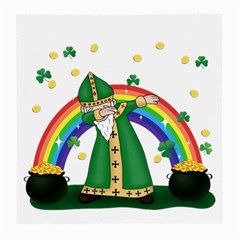  St  Patrick  Dabbing Medium Glasses Cloth (2-side) by Valentinaart