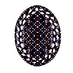 Futuristic Geometric Pattern Ornament (oval Filigree) by dflcprints