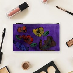 Flowers Cosmetic Bag (small)  by snowwhitegirl