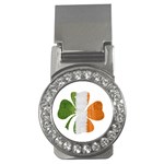 Irish Clover Money Clips (CZ)  Front