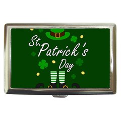 St Patricks Leprechaun Cigarette Money Cases by Valentinaart