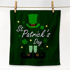 St Patricks Leprechaun Face Towel by Valentinaart