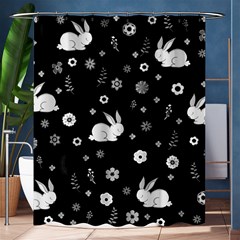 Easter Bunny  Shower Curtain 60  X 72  (medium)  by Valentinaart