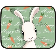 Easter Bunny  Fleece Blanket (mini) by Valentinaart