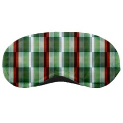 Fabric Textile Texture Green White Sleeping Masks by Nexatart