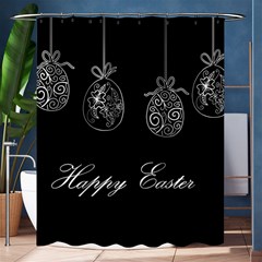 Easter Eggs Shower Curtain 60  X 72  (medium)  by Valentinaart