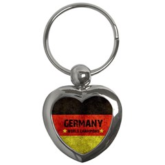 Football World Cup Key Chains (heart)  by Valentinaart