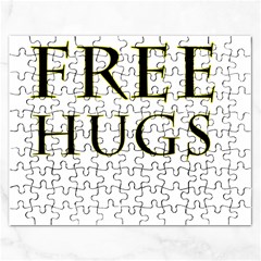 Freehugs Rectangular Jigsaw Puzzl by cypryanus