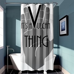 It s A Vulcan Thing Shower Curtain 36  X 72  (stall)  by Howtobead