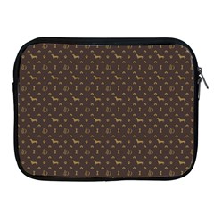 Louis Dachshund  Luxury Dog Attire Apple Ipad 2/3/4 Zipper Cases by PodArtist