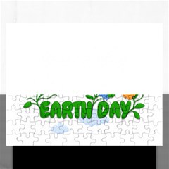 Earth Day Rectangular Jigsaw Puzzl by Valentinaart