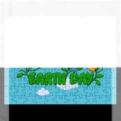 Earth Day Rectangular Jigsaw Puzzl by Valentinaart