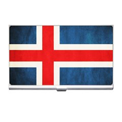 Iceland Flag Business Card Holders by Valentinaart