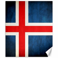 Iceland Flag Canvas 8  X 10  by Valentinaart