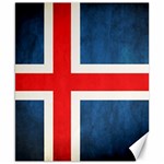 Iceland flag Canvas 8  x 10  8.15 x9.66  Canvas - 1