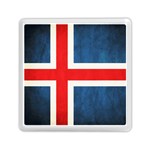 Iceland flag Memory Card Reader (Square)  Front