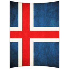 Iceland Flag Back Support Cushion by Valentinaart