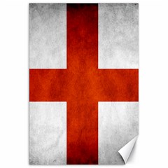 England Flag Canvas 20  X 30   by Valentinaart