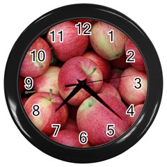 Apples 5 Wall Clocks (black) by trendistuff