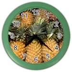 PINEAPPLE 1 Color Wall Clocks Front