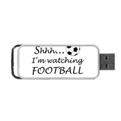 Football Fan  Portable Usb Flash (one Side) by Valentinaart