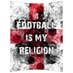 Football Is My Religion Back Support Cushion by Valentinaart