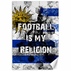 Football Is My Religion Canvas 20  X 30   by Valentinaart