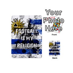 Football Is My Religion Playing Cards 54 (mini)  by Valentinaart