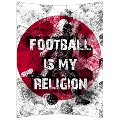 Football Is My Religion Back Support Cushion by Valentinaart