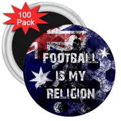 Football Is My Religion 3  Magnets (100 Pack) by Valentinaart