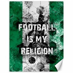 Football Is My Religion Canvas 12  X 16   by Valentinaart