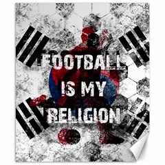 Football Is My Religion Canvas 8  X 10  by Valentinaart