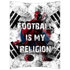 Football Is My Religion Back Support Cushion by Valentinaart