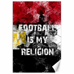 Football Is My Religion Canvas 20  X 30   by Valentinaart