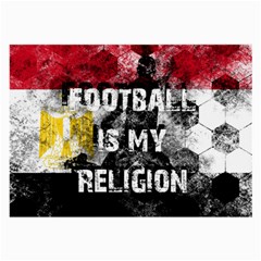 Football Is My Religion Large Glasses Cloth by Valentinaart