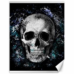 Skull Canvas 12  X 16   by Valentinaart