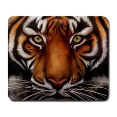 The Tiger Face Large Mousepads by Nexatart