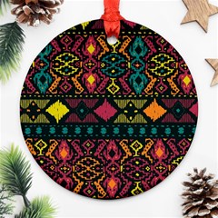 Ethnic Pattern Ornament (round) by Sapixe