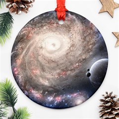 Galaxy Star Planet Ornament (round) by Sapixe