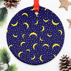 Moon Pattern Ornament (round) by Sapixe