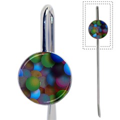 Multicolored Patterned Spheres 3d Book Mark by Sapixe